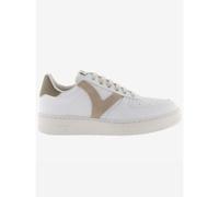 Victoria Womens Taupe Madrid Faux Leather Trainer