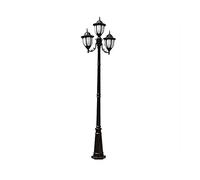 Victorian 3Light Outdoor Lamp PostWaterproof Aluminum RustResistant 255cm Height Ideal for Garden Patio & Courtyard Lighting in Public Spaces
