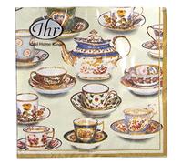 Victorian & Albert Museum Five o clock tea cream Teacups luxury paper napkins new 20