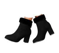 Victorian Boots for Women Vintage Ankle Almond Toe Lace Up Mid Calf | Low Heel Cosplay Medieval Costume Witch Granny Renaissance 70s Dressy Winter Shoes Heel Breathable