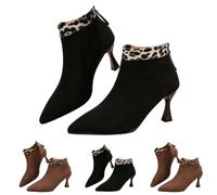 Victorian Boots for Women Vintage Ankle Almond Toe Lace Up Mid Calf | Low Heel Cosplay Medieval Costume Witch Granny Renaissance 70s Dressy Winter Shoes Heel Breathable