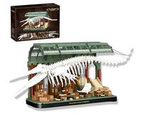 Victorian Cabinet of Curiosities Building Set, Dinosaur Museum Model Toys | Architecture Modular Construction Clamping Bricks Model, Museum Diorama Collectible Display Kit for Adults & Teens, 1655 PCS