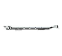 Victorian Casement Window Stay 270mm Length 2 Pins Included Polished Chrome