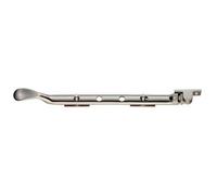 Victorian Casement Window Stay - 270mm Length - 2 Pins Included - Satin Nickel | Victorian Design Casement Window Fitting - Window Casement Stay Fastener Arm - Casement Window Fixture