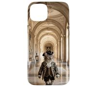 Victorian Cat Grand Hallway Portrait Elegant Palace Scene Case for iPhone 15 Plus