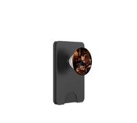 Victorian Cat Library Candlelight Classic Interior Scene PopSockets PopWallet for MagSafe