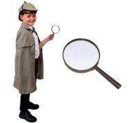 Victorian Detective Costume with Magnifying Glass I Love Fancy Dress Brown XL