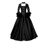Victorian Dresses for Women, Womens Plus Size Medieval Rococo Dress Gorgeous Queen Vampire Ball Gown Gothic Victorian Dresses Halloween Costume