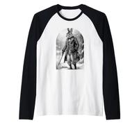 Victorian Era Rabbit Explorer Victorian Dress Rabbit Art Raglan Baseball Tee