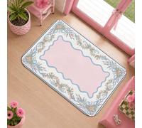 Victorian Floral Ribbon Garland Area Rug 2' X 3'