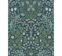 Victorian Garden Floral Screen Printed Peel And Stick Wallpaper