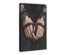 Victorian Gothic Hands Canvas Poster Bedroom Decor Landscape Office Room Decor Gift 20x30inch(50x75cm)