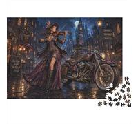 Victorian Gothic Violinist 1000 Piece Jigsaw Puzzle,Adults & Kids 14+,Home Wall Decor,Whimsical Challenge,Educational Toy,Premium Cardboard,Great Gifts,Stress Relief 52x38cm