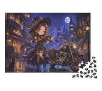 Victorian Gothic Violinist 1000 Piece Jigsaw Puzzle,Gift Idea,Whimsical Challenge,Stress Relief,Great Gifts,Home Wall Decor,Premium Cardboard,Adults & Kids 14+ 52x38cm