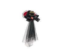 Victorian Inspired Head Accessory With Metal Machinery Embellishments Lace Detail And Devil Eye Charm For Cosplay Event Gear Headwear For Cosplays