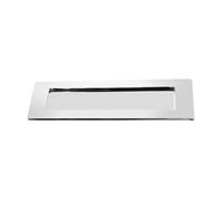 Victorian Letter Plate 250x76mm Durable Solid Design Easy Fit (Electro Brass)
