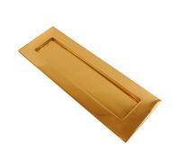 Victorian Letter Plate Polished Brass 12"x4"