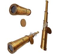 Victorian Marine Telescope London 1915 Nautical Brass Spyglass Telescope Working Pirate Collectible Item 14"
