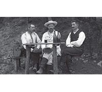 Victorian men (one who looks like Vincent Van Gogh) drinking beer photographic greeting card. Humorous card with funny caption. Blank on the inside perfect for any occasion. Large A5 size with envelope. Taken from n original glass negative.