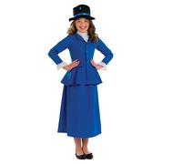 Victorian Nanny Costume for Girls World Book Day Victorian Dress Up Size Name: L