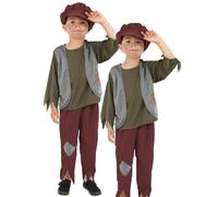 Victorian Poor Boy Costume School Book Day Urchin Educational Fancy Dress
