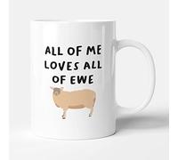 Victorian Printing Co - All of Me Loves All of Ewe - Anniversary Mug, Ceramic, 11fl.oz.