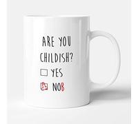 Victorian Printing Co - are You Childish? - Birthday Mug, Ceramic, 11fl.oz.