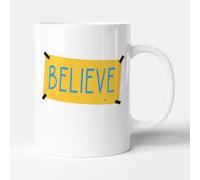 Victorian Printing Co - Believe - Gift Funny Football TV Show Mug, Ceramic, 11fl.oz.