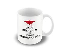 Victorian Printing Co - Can't Keep Calm I'm Studying Anthropology Mug - Mug, Ceramic, 11fl.oz.