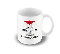 Victorian Printing Co - Can't Keep Calm I'm Studying Criminology - Mug, Ceramic, 11fl.oz.