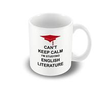 Victorian Printing Co - Can't Keep Calm I'm Studying English Literature - Mug, Ceramic, 11fl.oz.