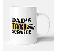 Victorian Printing Co - Dad's Taxi Service - Dad Birthday Gift Mug, Ceramic, 11fl.oz.
