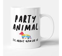 Victorian Printing Co - Early to Bed Party Animal - Funny Gift Mug, Ceramic, 11fl.oz.