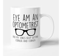 Victorian Printing Co - Eye Am an Optometrist - Funny Gift Pun Occupation Mug, Ceramic, 11fl.oz.