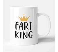 Victorian Printing Co - Fart King - Funny Gift Mug, Ceramic, 11fl.oz.
