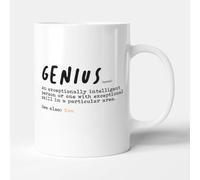 Victorian Printing Co - Genius Definition - Funny Exam Results Promotion Gift Mug, Ceramic, 11fl.oz.