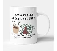 Victorian Printing Co - I Am A Really Great Gardener - Funny Plant Lover Gift Mug, Ceramic, 11fl.oz.