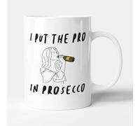 Victorian Printing Co - I Put The Pro in Prosecco - Funny Gift Mug, Ceramic, 11fl.oz.