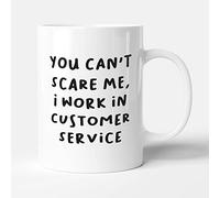 Victorian Printing Co - I Work in Customer Service - Office Gift Mug, Ceramic, 11fl.oz.