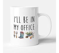 Victorian Printing Co - I'll Be in My Office - Gardening Birthday Gift Mug, Ceramic, 11fl.oz.