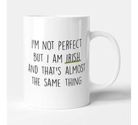 Victorian Printing Co - I'm Not Perfect But I Am Irish - Funny Gift Country Pride Mug, Ceramic, 11fl.oz.
