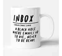 Victorian Printing Co - Inbox E-Mail Phrase Defined - Gift Funny Work Mug, Ceramic, 11fl.oz.