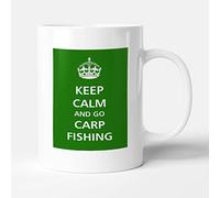 Victorian Printing Co - Keep Calm - and Go Carp Fishing, Ceramic, 11fl.oz.