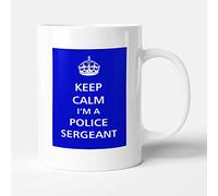 Victorian Printing Co - Keep Calm - I'm A Police Sergeant, Ceramic, 11fl.oz.