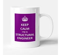 Victorian Printing Co - Keep Calm - I'm A Structural Engineer, Ceramic, 11fl.oz.