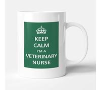 Victorian Printing Co - Keep Calm - I'm A Veterinary Nurse, Ceramic, 11fl.oz.