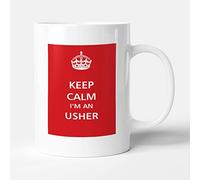 Victorian Printing Co - Keep Calm - I'm an Usher, Ceramic, 11fl.oz.