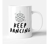 Victorian Printing Co - Keep Dancing - Funny Gift Mug, Ceramic, 11fl.oz.