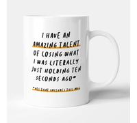 Victorian Printing Co - Losing What I Just Had Hold of - Gift Funny Birthday Mug, Ceramic, 11fl.oz.