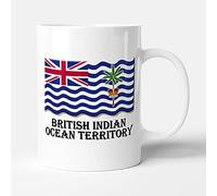 Victorian Printing Co - Mug Showing The Flag of British Indian Ocean Territory, Ceramic, 11fl.oz.